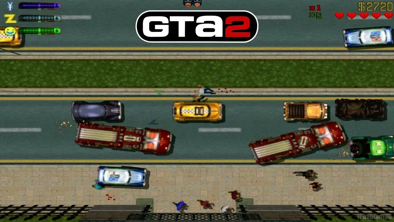 侠盗猎车手 2-Grand Theft Auto 2-游戏截图-好玩游戏库