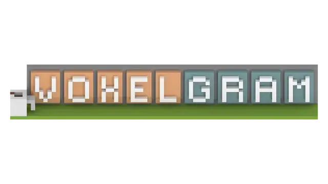 立体绘图方块 | Voxelgram LOGO