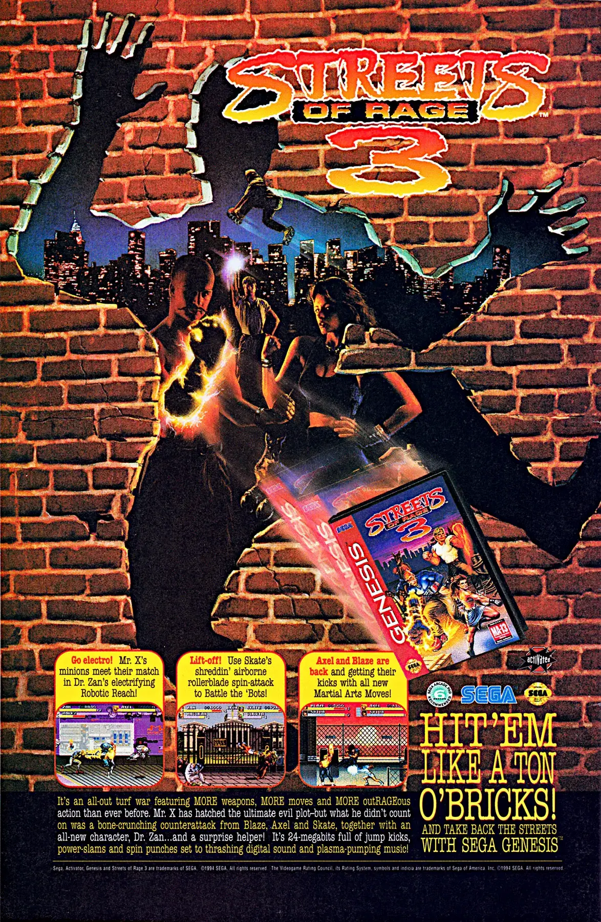 怒之铁拳 3-Streets of Rage 3-游戏截图-好玩游戏库