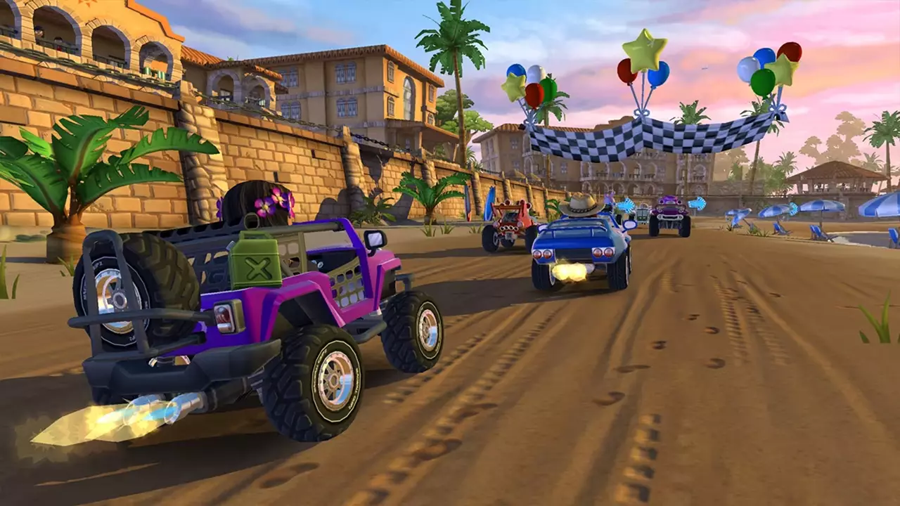 沙滩赛车竞速 2：小岛竞速-Beach Buggy Racing 2-游戏截图-好玩游戏库