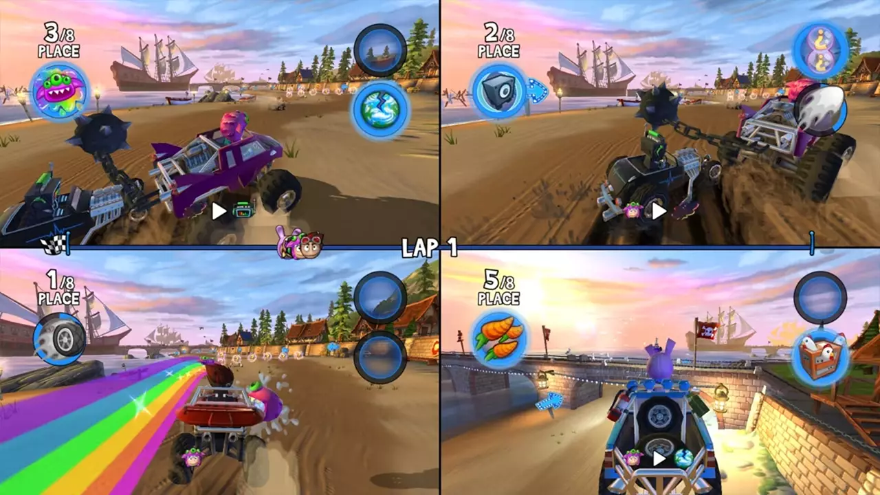 沙滩赛车竞速 2：小岛竞速-Beach Buggy Racing 2-游戏截图-好玩游戏库