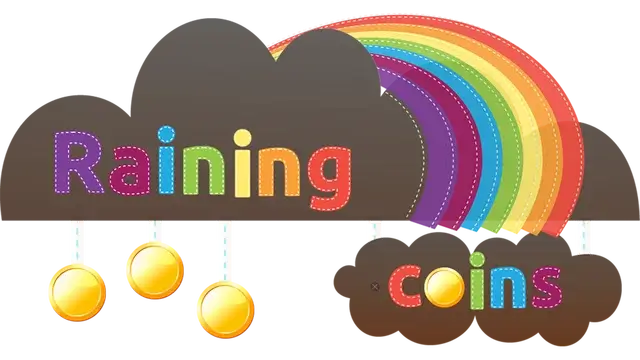 钱如雨下 | Raining Coins LOGO