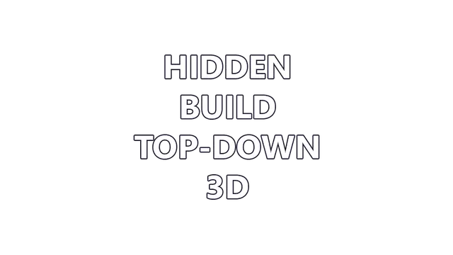 自上而下的隐藏结构 3D | Hidden Build Top-Down 3D LOGO