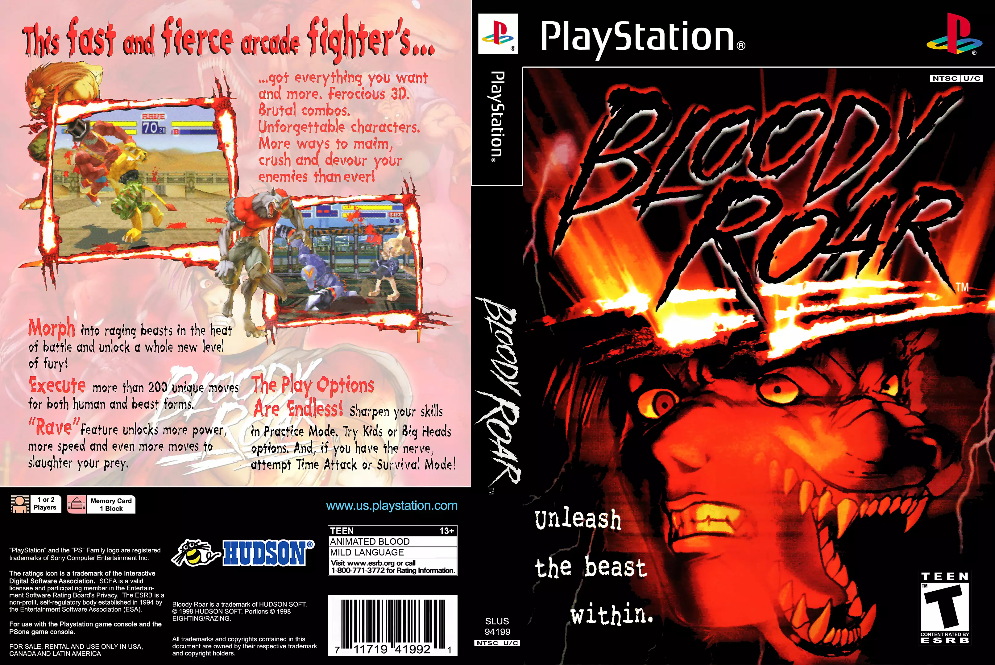兽化格斗-Bloody Roar-游戏截图-好玩游戏库