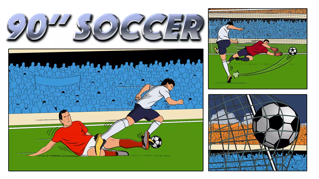 90'' 足球-90” Soccer-游戏截图-好玩游戏库