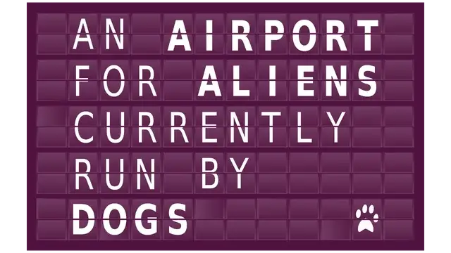 汪星人运营的外星机场 | An Airport for Aliens Currently Run by Dogs | 好玩