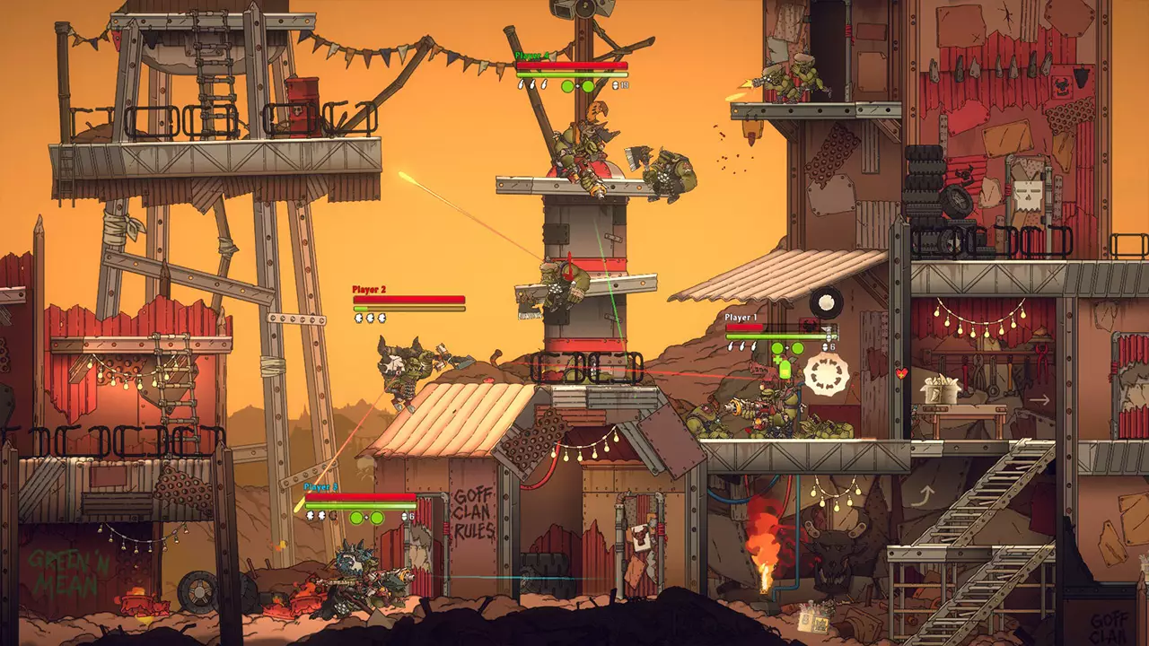 战锤 40K：枪声、鲜血和铁拳-Warhammer 40,000: Shootas, Blood & Teef-游戏截图-好玩游戏库