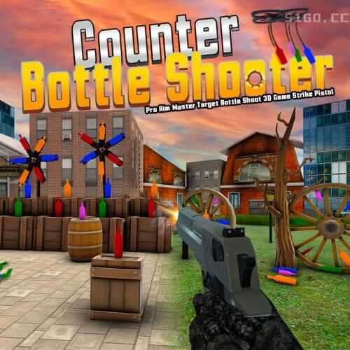 Bottle Shooter Pro Aim Master 