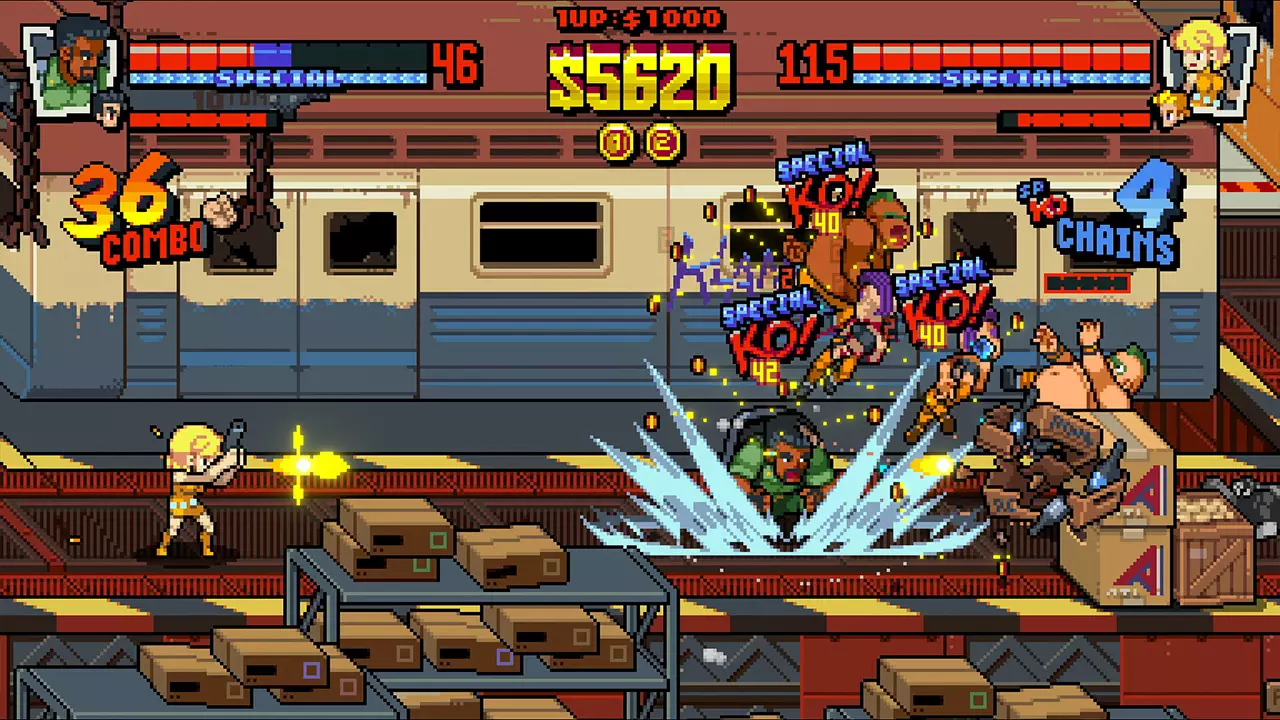 双截龙外传：双龙出海-Double Dragon Gaiden: Rise of the Dragons-游戏截图-好玩游戏库