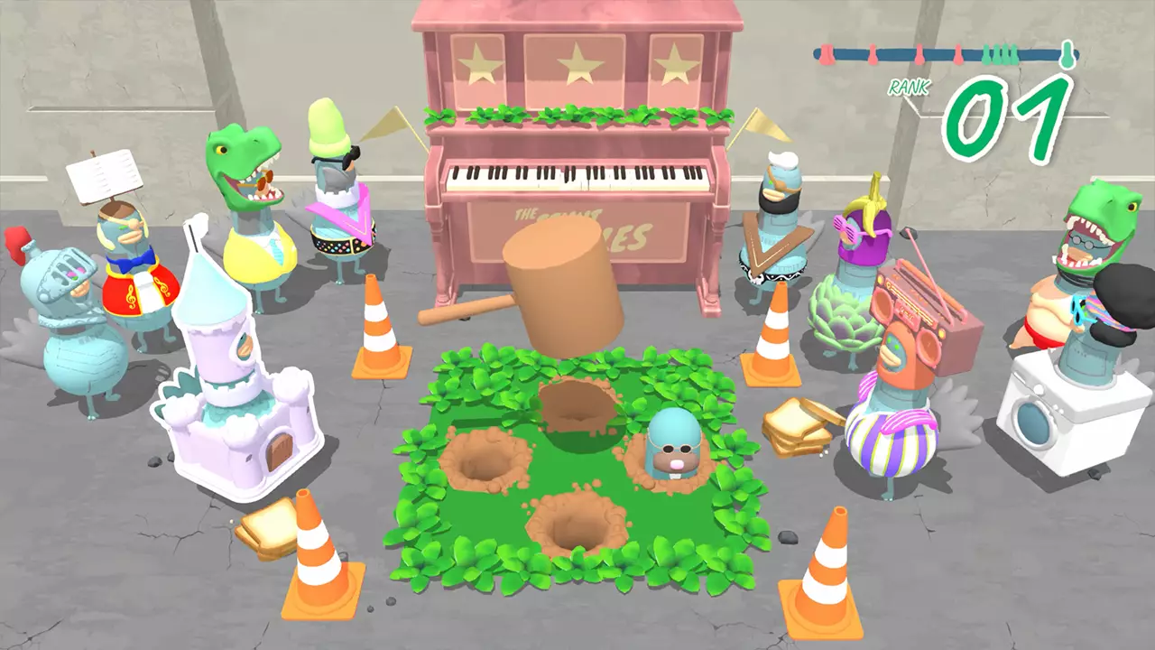 沙雕鸽鸽大逃杀-HeadBangers: Rhythm Royale-游戏截图-好玩游戏库