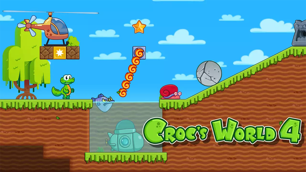 鳄鱼的世界 4-Croc's World 4-游戏截图-好玩游戏库