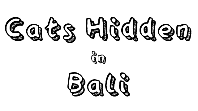 隐藏在巴厘岛的猫 | Cats Hidden in Bali LOGO