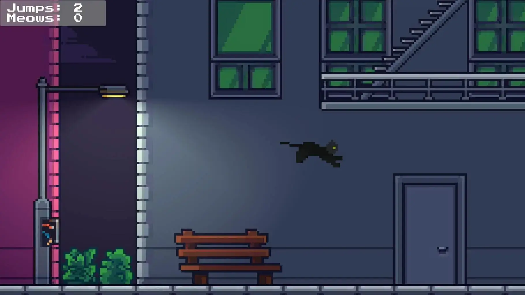 屋顶流氓：午夜猫-Rooftop Rascal: The Midnight Cat-游戏截图-好玩游戏库