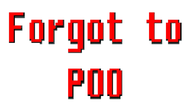 忘记排便的狗 | Forgot to Poo LOGO