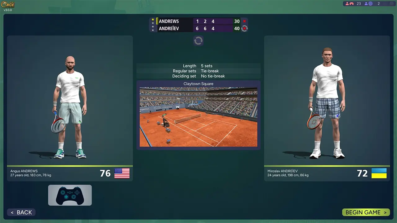全王牌网球模拟器-Full Ace Tennis Simulator-游戏截图-好玩游戏库