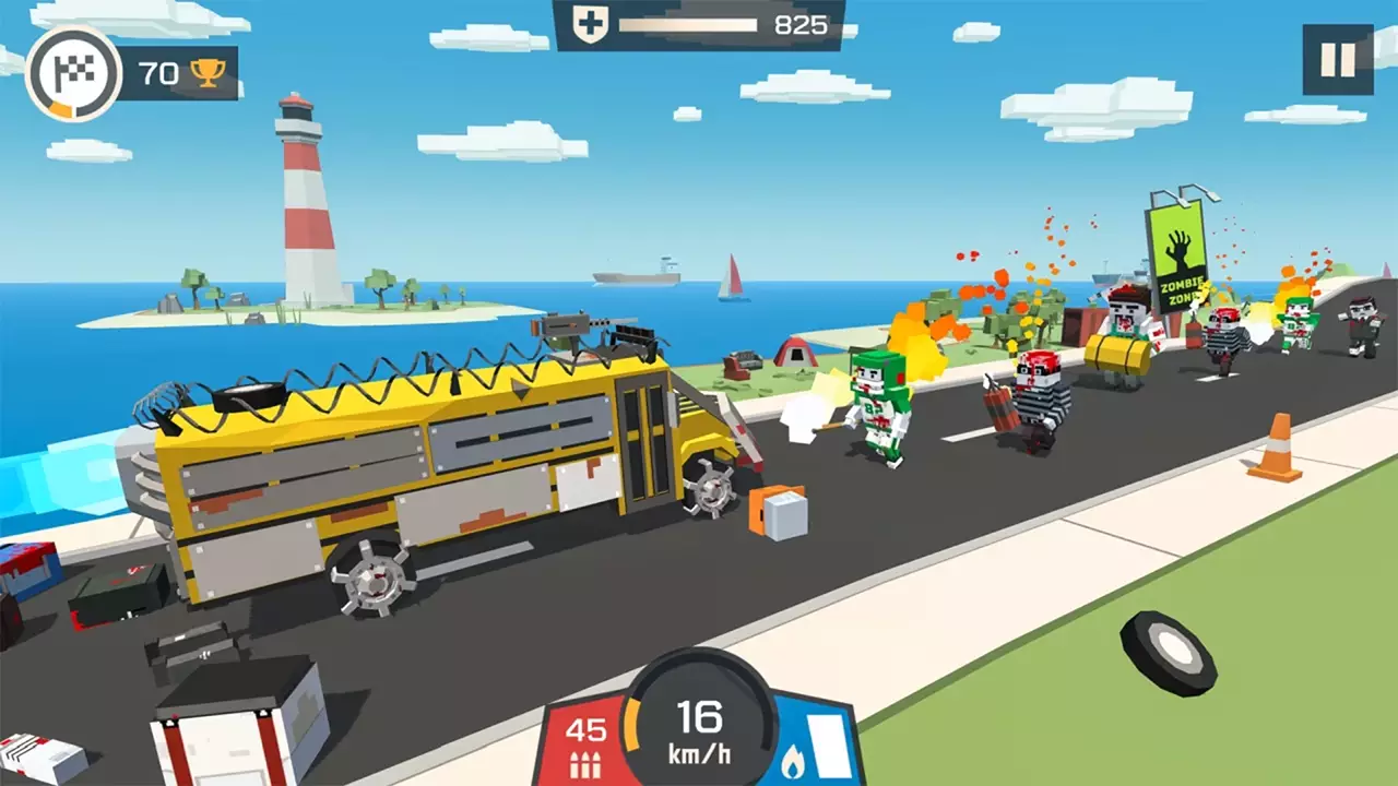僵尸赛车：像素生存-Zombie Derby: Pixel Survival-游戏截图-好玩游戏库