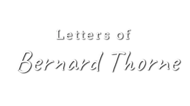 伯纳德·索恩的信件 | Letters of Bernard Thorne LOGO