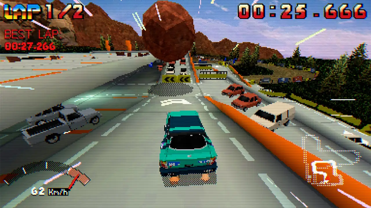 停车场复古街机拉力赛车-Parking Garage Rally Circuit-游戏截图-好玩游戏库