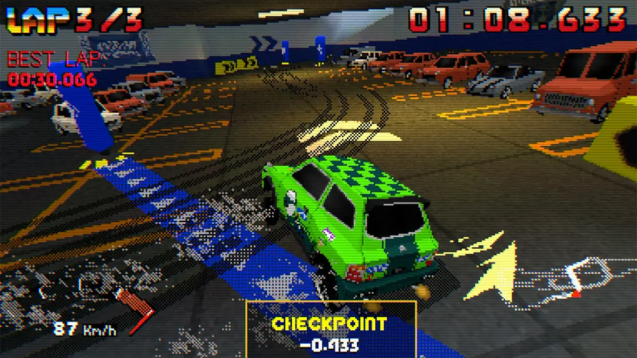 停车场复古街机拉力赛车-Parking Garage Rally Circuit-游戏截图-好玩游戏库