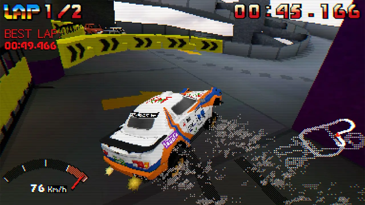 停车场复古街机拉力赛车-Parking Garage Rally Circuit-游戏截图-好玩游戏库