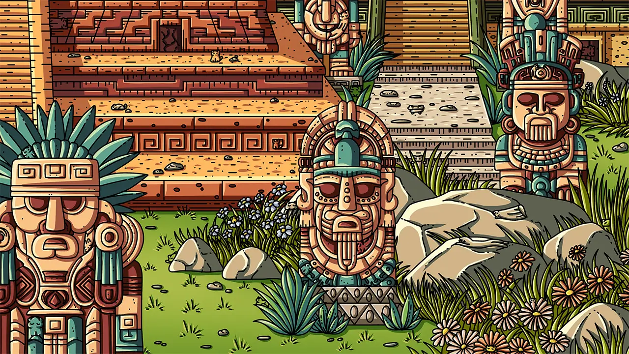 100 只阿兹特克猫-100 Aztec Cats-游戏截图-好玩游戏库