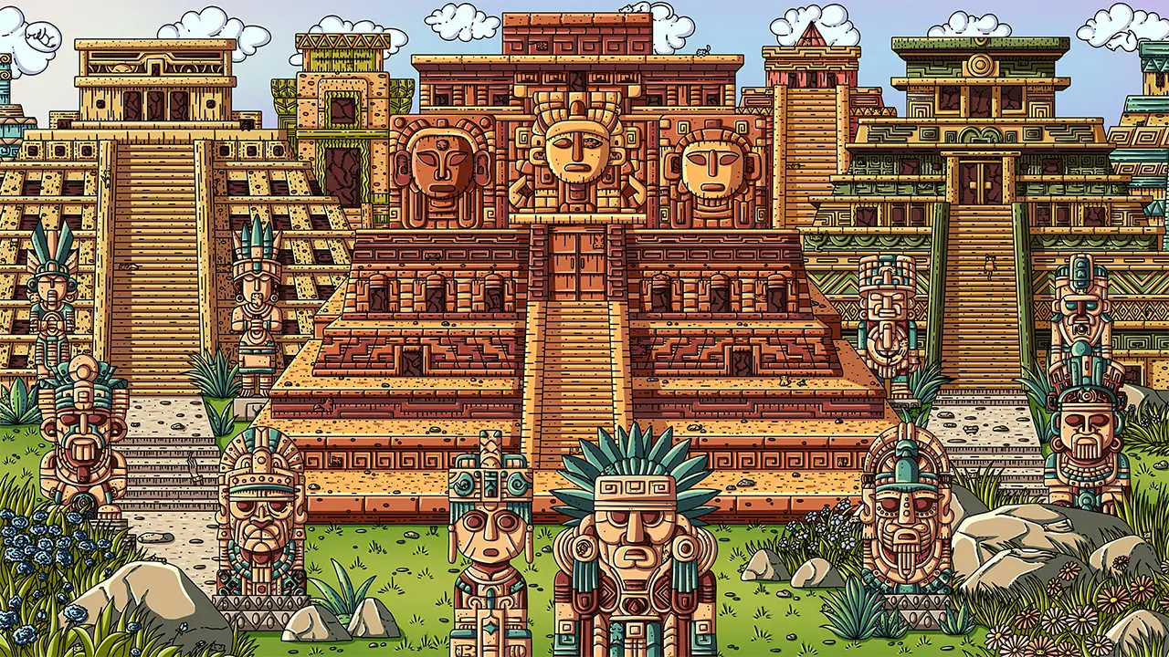100 只阿兹特克猫-100 Aztec Cats-游戏截图-好玩游戏库