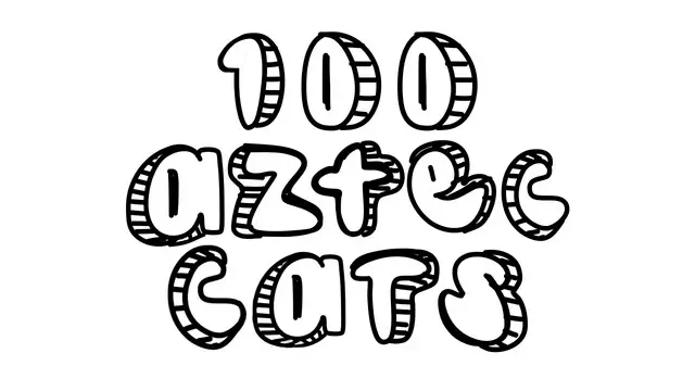 100 只阿兹特克猫 | 100 Aztec Cats LOGO