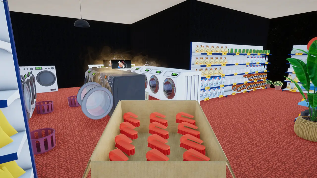 洗衣店模拟器：洗刷刷！-Laundry & Supermarket Simulator-游戏截图-好玩游戏库