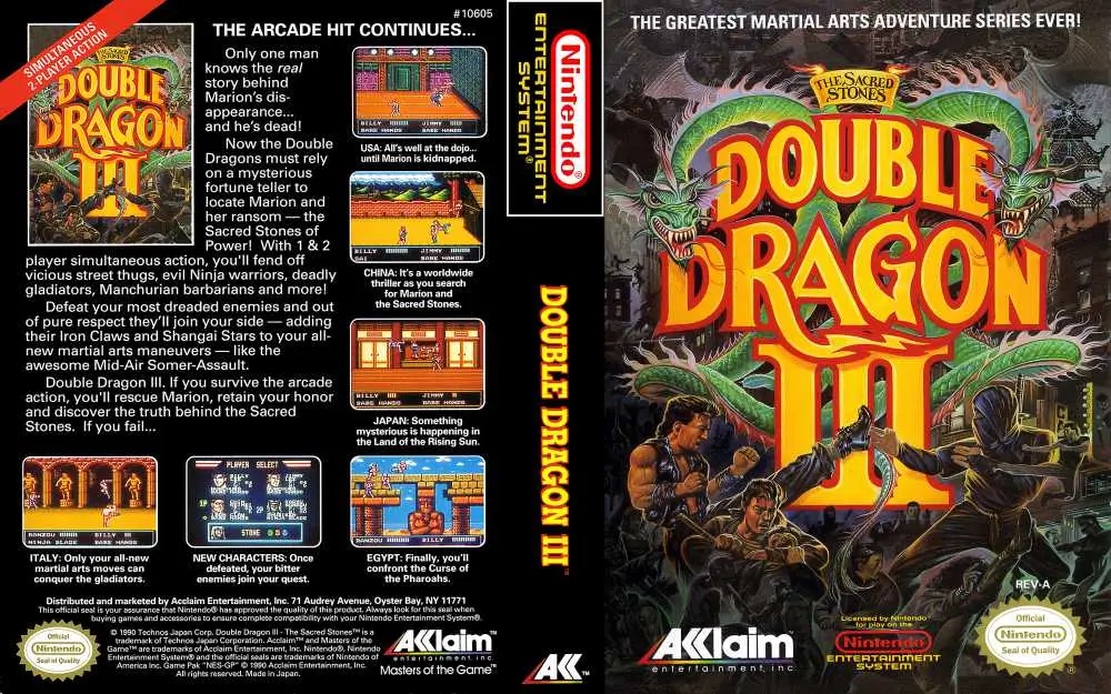 双截龙 3：罗塞塔之石-Double Dragon III: The Sacred Stones-游戏截图-好玩游戏库