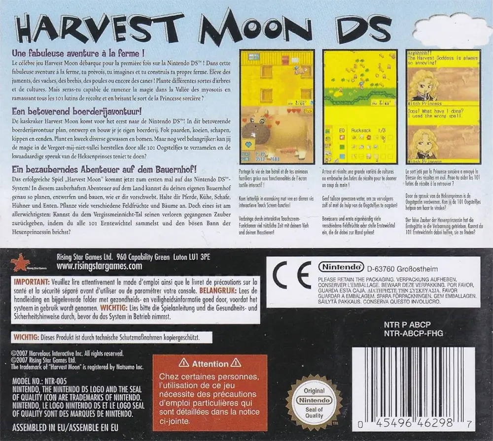 牧场物语：精灵驿站-Harvest Moon DS-游戏截图-好玩游戏库