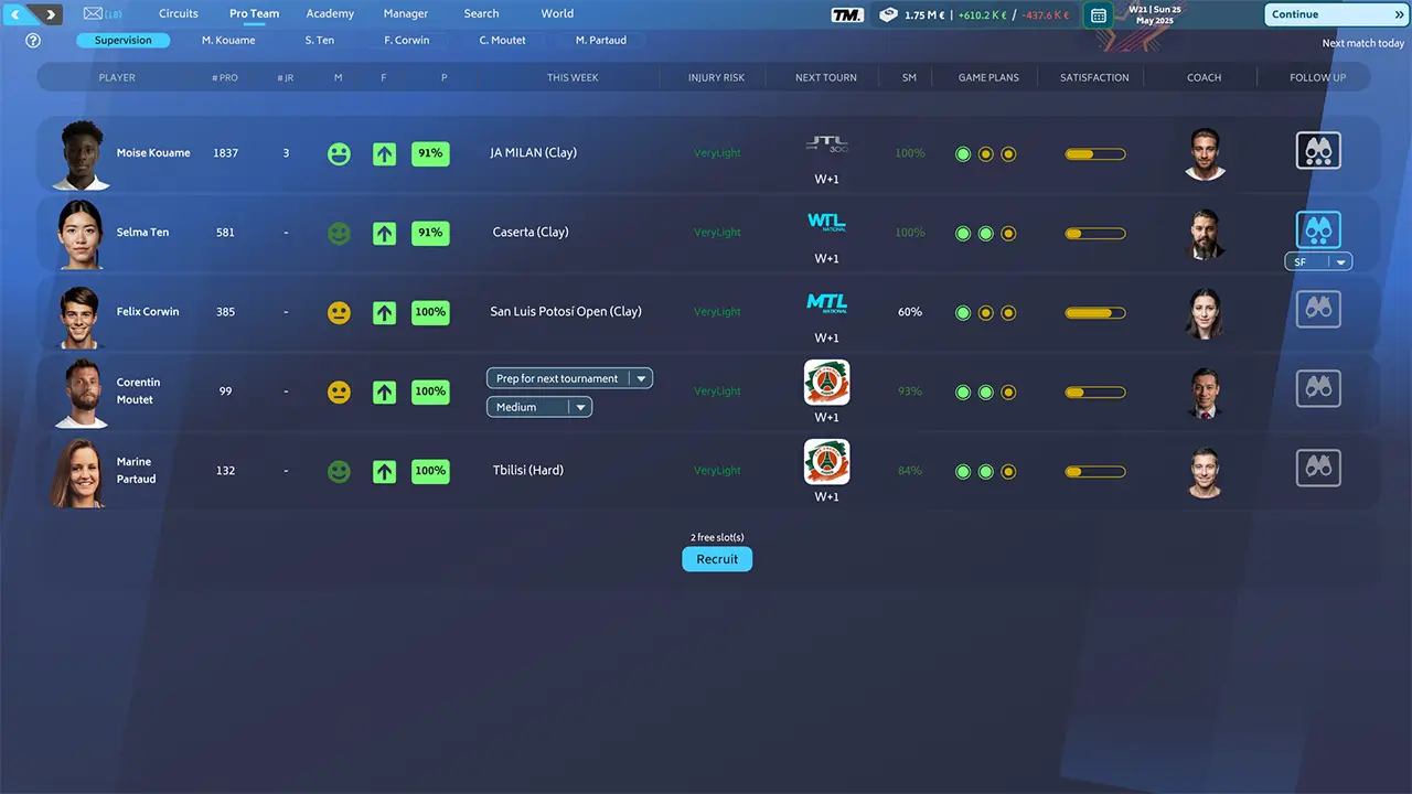 网球经理 2025-Tennis Manager 25-游戏截图-好玩游戏库