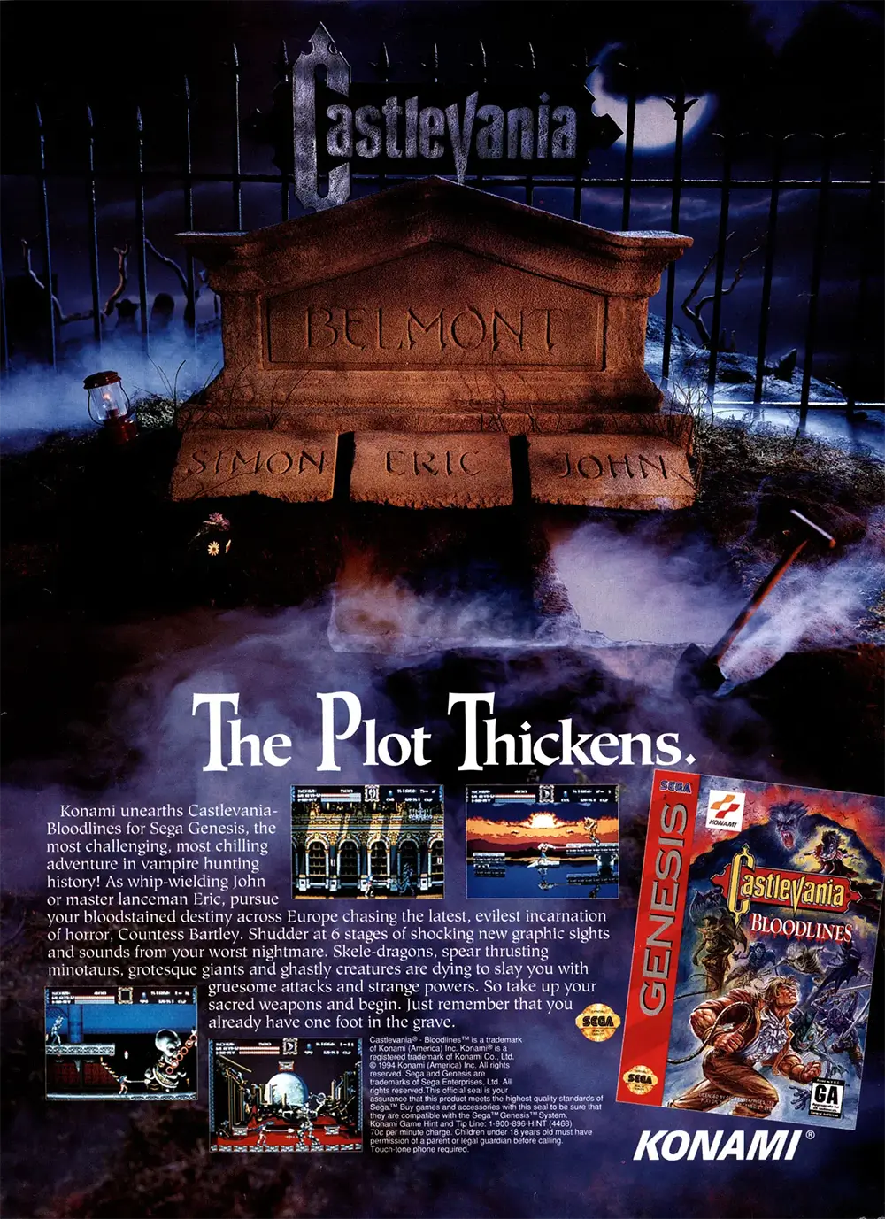 恶魔城：血族-Castlevania: Bloodlines-游戏截图-好玩游戏库