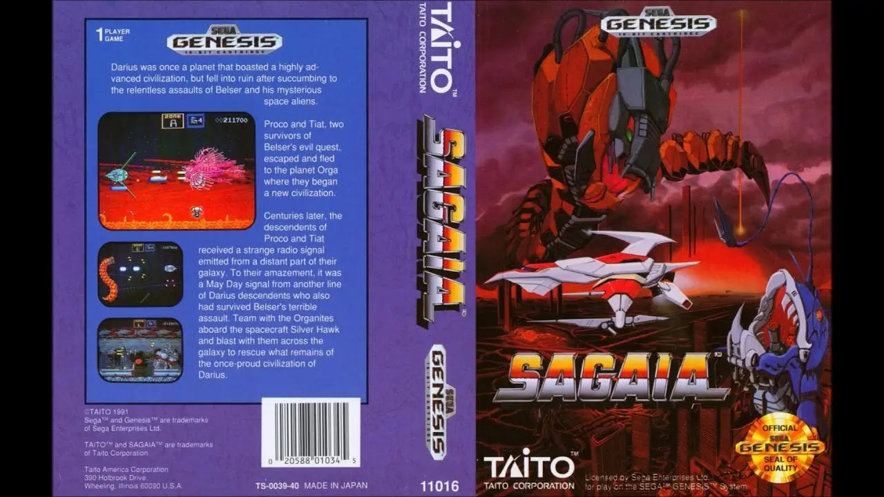 太空战斗机 2-Sagaia Darius II-游戏截图-好玩游戏库