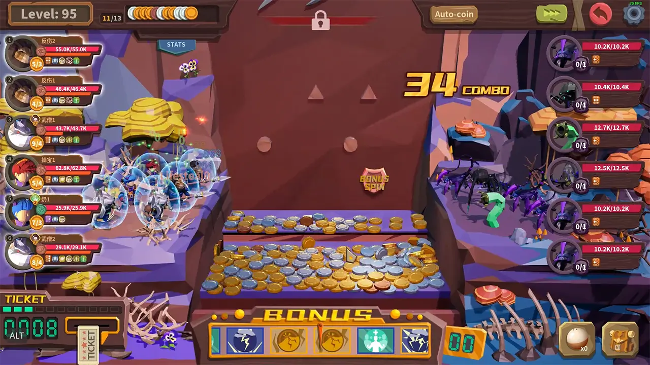 推币勇者-Coin Push RPG-游戏截图-好玩游戏库