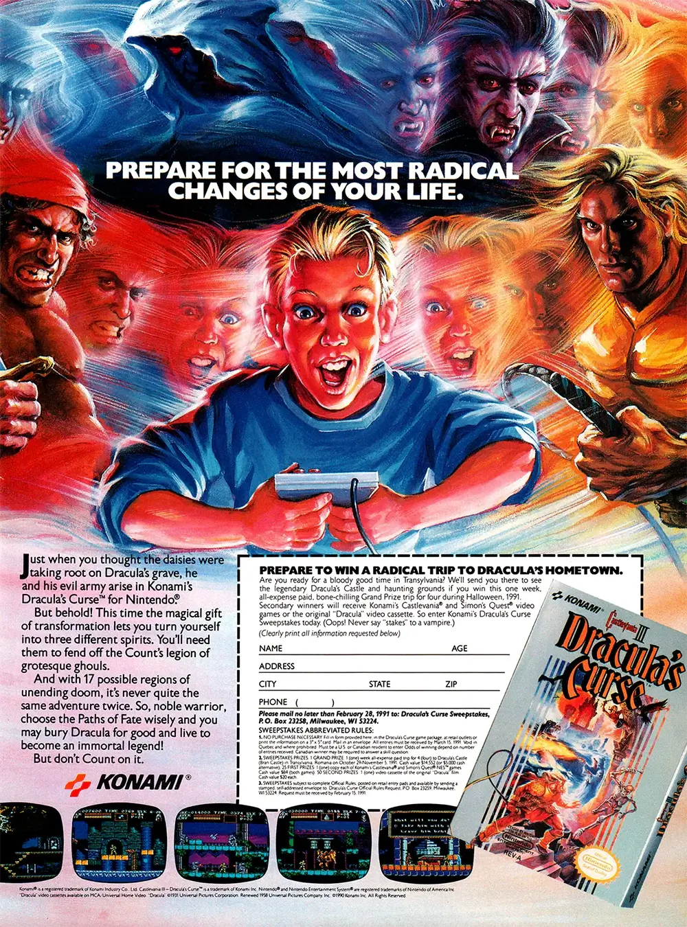 恶魔城传说-Castlevania III: Dracula's Curse-游戏截图-好玩游戏库