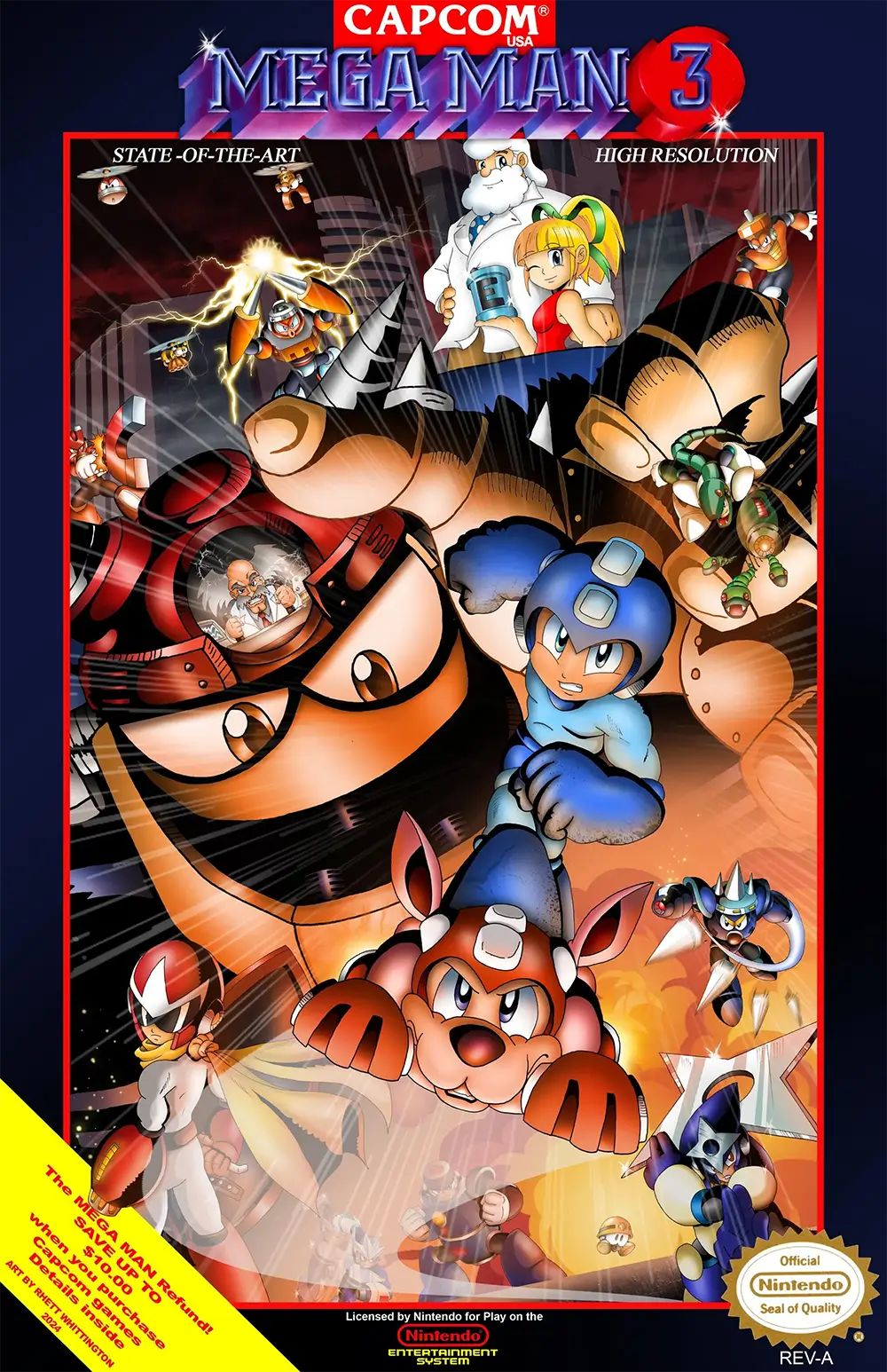 洛克人 3-Mega Man 3-游戏截图-好玩游戏库