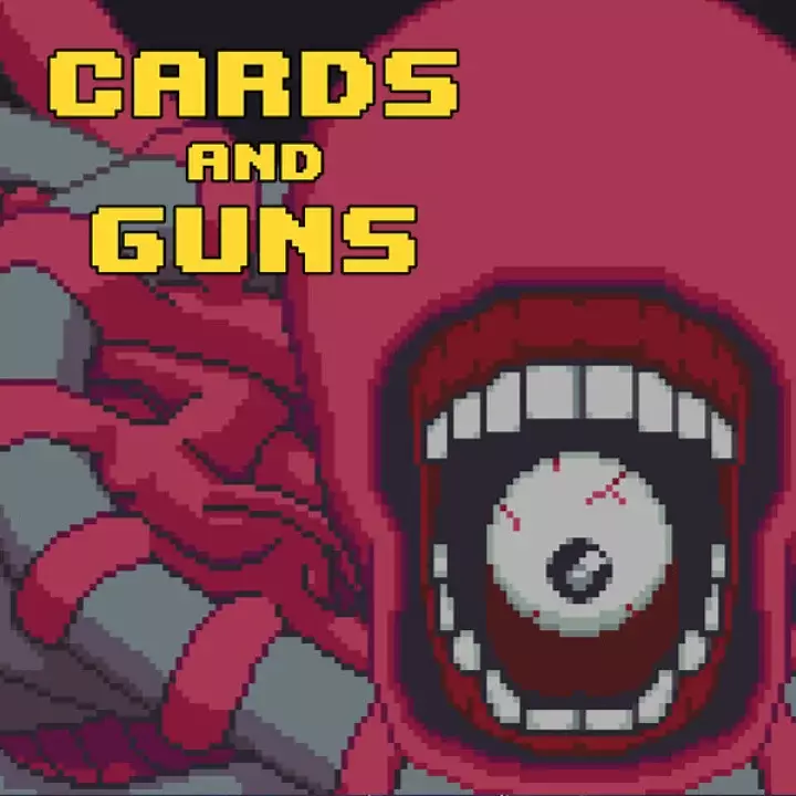 卡片和枪