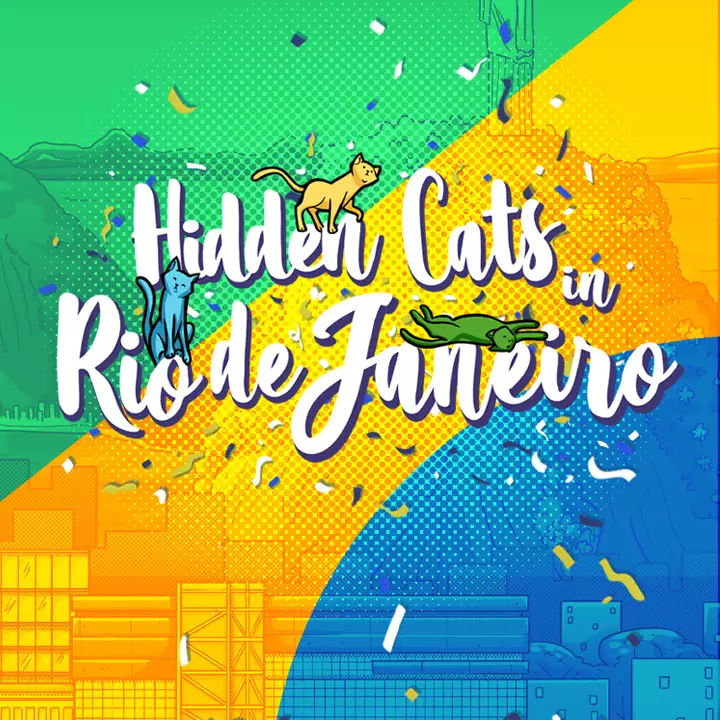 隐藏在里约热内卢的猫