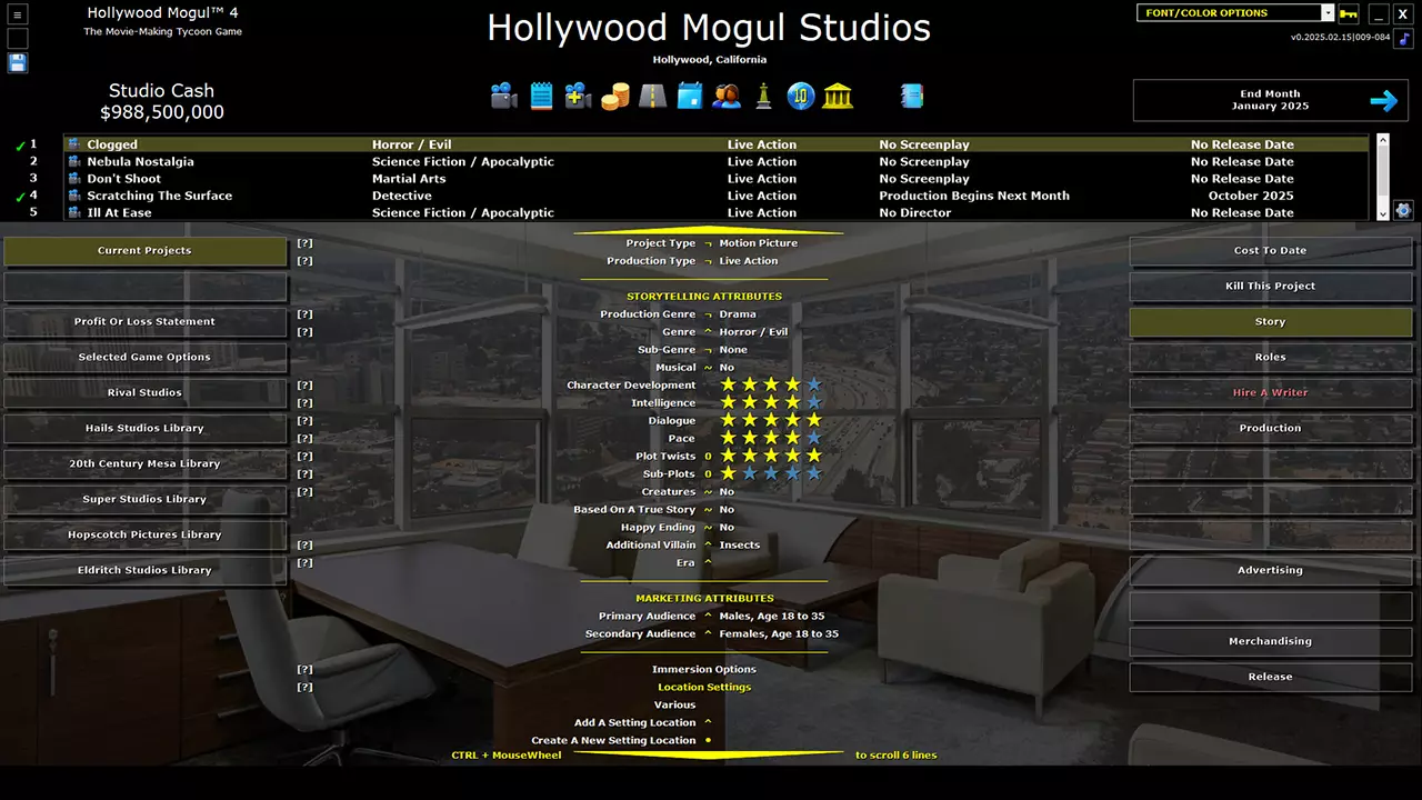 好莱坞大亨 4-Hollywood Mogul 4-游戏截图-好玩游戏库