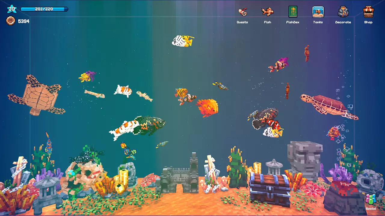 全球鱼友俱乐部：放置好时光-Tiny Aquarium: Social Fishkeeping-游戏截图-好玩游戏库