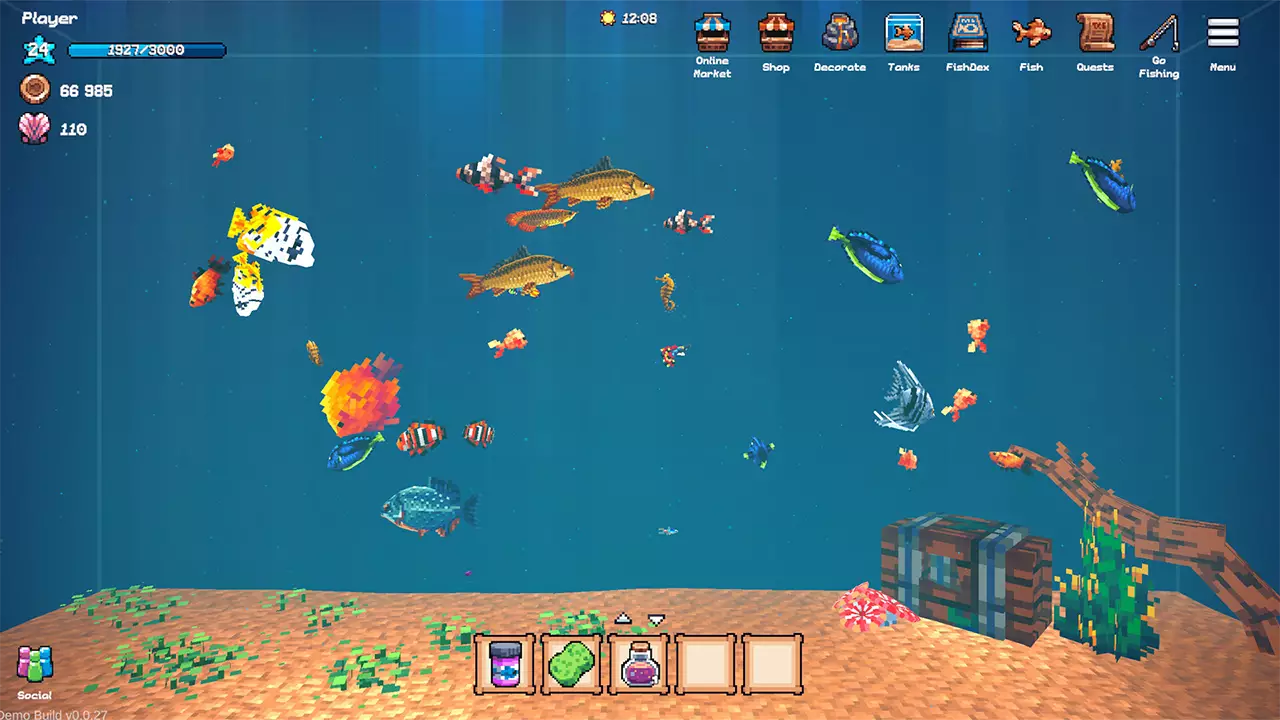 全球鱼友俱乐部：放置好时光-Tiny Aquarium: Social Fishkeeping-游戏截图-好玩游戏库