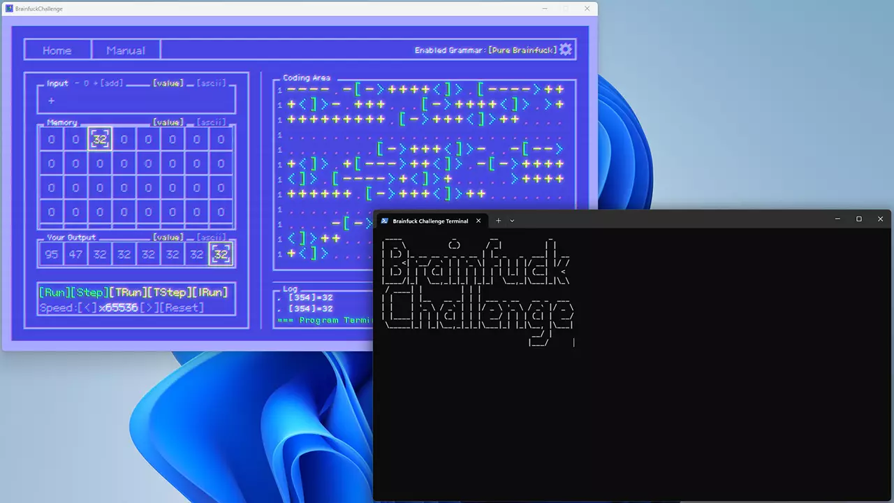 脑力风暴挑战-Brainfuck Challenge-游戏截图-好玩游戏库
