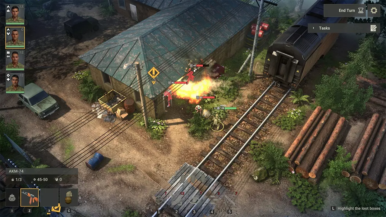 未来战争战术：特战队对抗异形入侵 - 回合制策略游戏-Future War Tactics: SOF vs. Alien Invasion - Turn-based Strategy-游戏截图-好玩游戏库