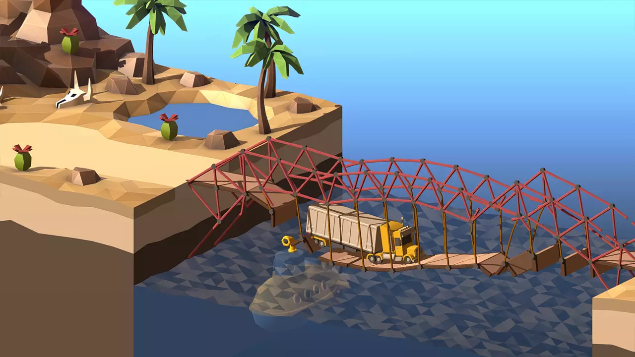 多边形造桥 2-Poly Bridge 2-游戏截图-好玩游戏库