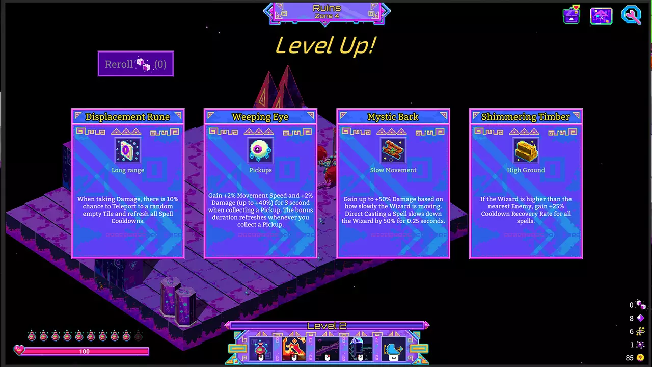 霓虹魔咒风暴-Neon Spellstorm-游戏截图-好玩游戏库