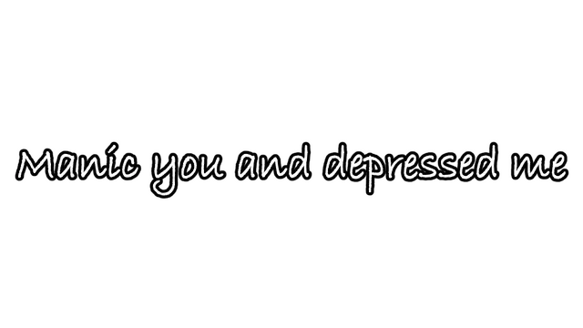 狂躁的你与抑郁的我 | Manic you and depressed me LOGO