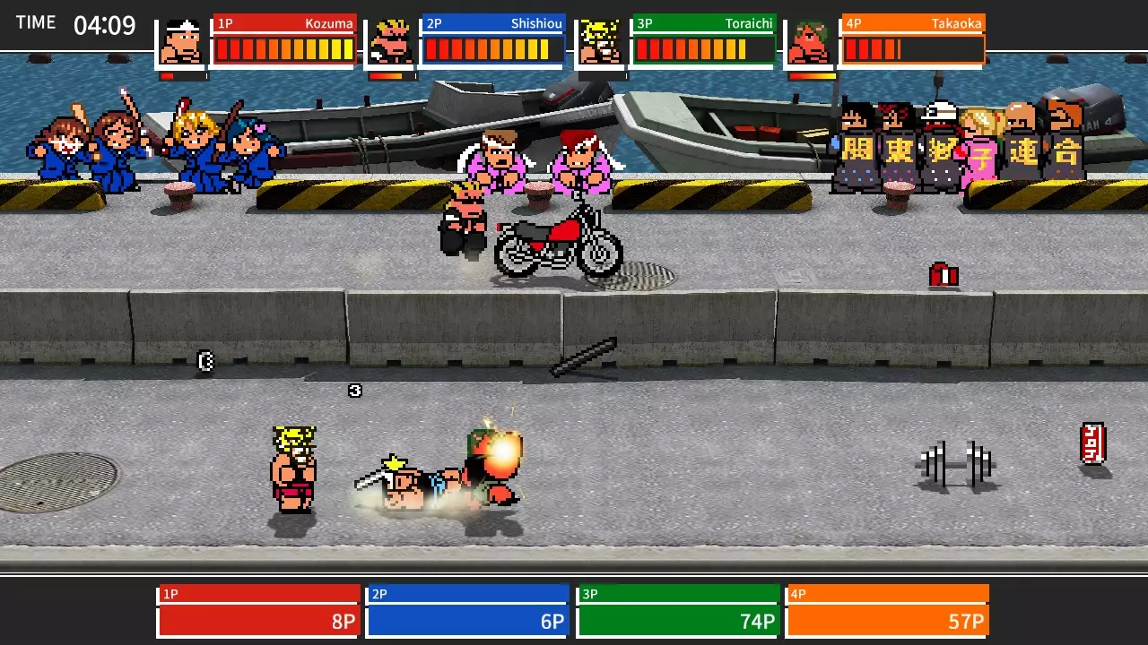 街头大乱斗进行曲-River City Melee: Battle Royal Special-游戏截图-好玩游戏库