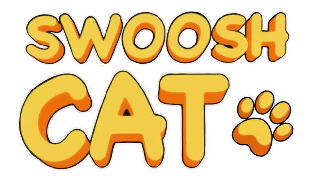 轻灵跃影喵 | SwooshCat LOGO