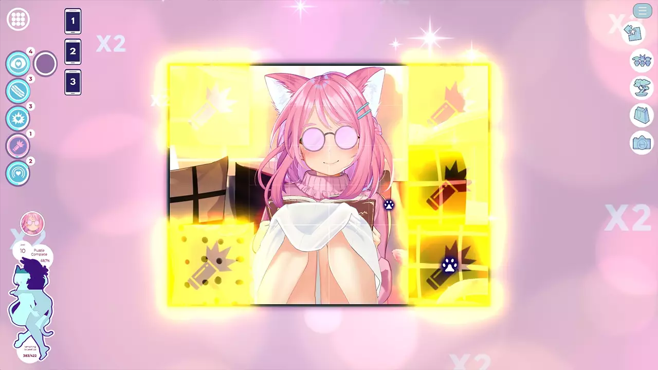 拼图猫娘4-Mosaique Neko Waifus 4-游戏截图-好玩游戏库