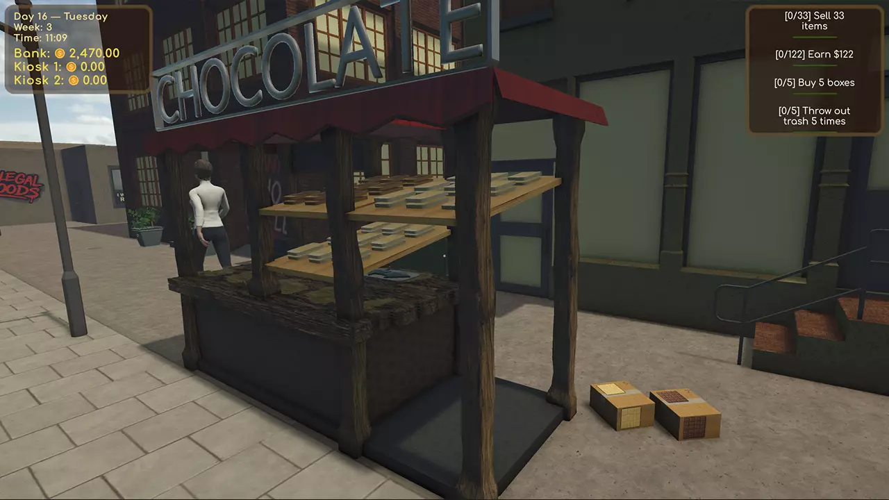 巧克力小铺模拟器-Choco Kiosk Simulator-游戏截图-好玩游戏库